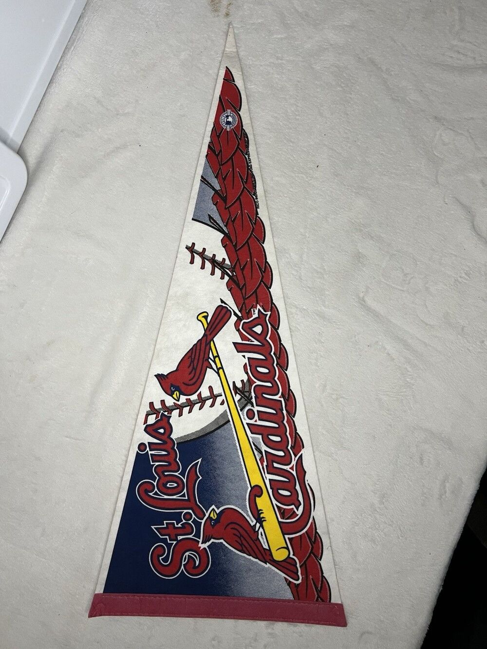 St. Louis Cardinals 2002 MLB Baseball Team 30 x 12 Felt Pennant Made In The USA